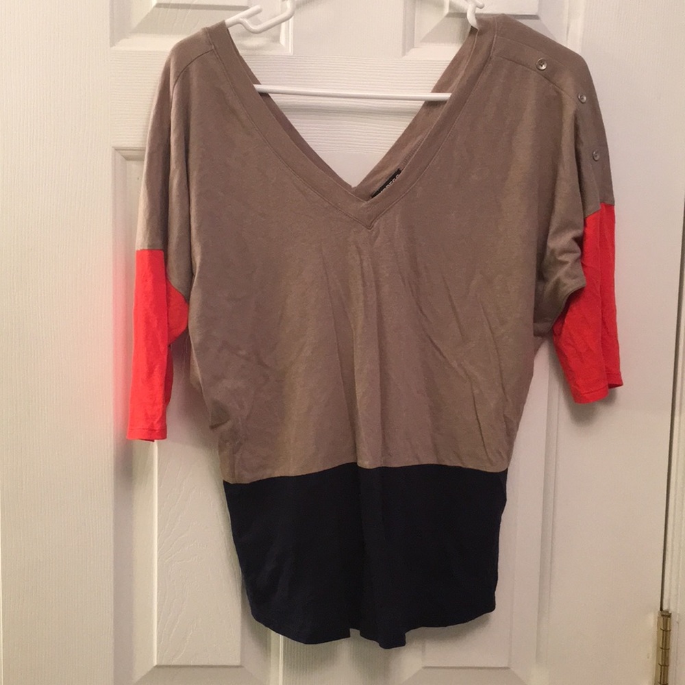 Express colorblock top